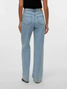 Jeans Vmmelisa a vita media e gamba larga