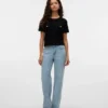 Jeans Vmmelisa a vita media e gamba larga
