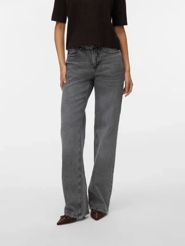 Jeans Vmmelisa a vita media e gamba larga Jeans Vmmelisa a vita media e gamba larga