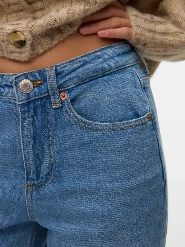 Jeans Vmmelisa a vita media e gamba larga Jeans Vmmelisa a vita media e gamba larga