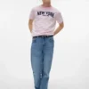 Jeans Vmolivia a vita alta con vestibilità “Mom Fit”