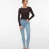 Jeans Vmpolly a vita media e vestibilità skinny