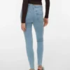 Jeans Vmpolly a vita media e vestibilità skinny