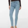 Jeans Vmpolly a vita media e vestibilità skinny