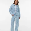 Jeans Vmrae a vita alta e gamba larga
