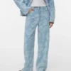 Jeans Vmrae a vita alta e gamba larga