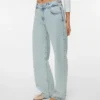 Jeans Vmrancy a vita media e gamba larga