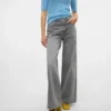 Jeans Vmremy a vita media e gamba larga