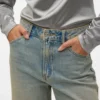 Jeans Vmremy a vita media e gamba larga