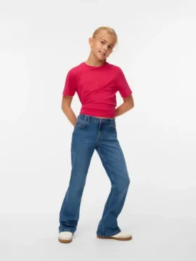 Jeans Vmriver a vita alta e vestibilità slim