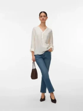 Jeans Vmrosie a vita media e vestibilità slim