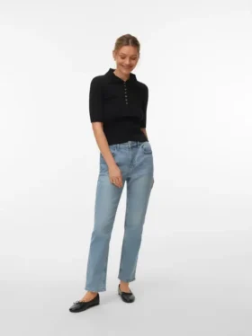 Jeans Vmrosie a vita media e vestibilità slim