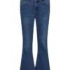 Jeans Vmruby a vita media e taglio svasato