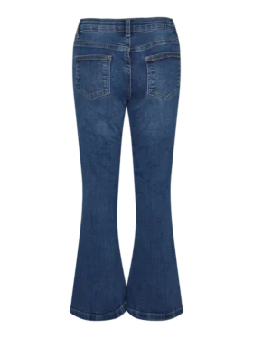Jeans Vmruby a vita media e taglio svasato