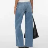 Jeans Vmsandie-Stretch a vita media e gamba larga