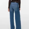 Jeans Vmsandie-Stretch a vita media e gamba larga