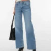 Jeans Vmsandie-Stretch a vita media e gamba larga