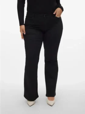 Jeans Vmscarlet a vita media e taglio svasato