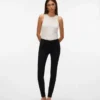 Jeans Vmseven a vita media e vestibilità slim