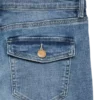 Jeans Vmsigi a vita bassa e taglio svasato