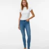 Jeans VMTanya a vita media e vestibilità skinny