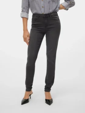 Jeans VMTanya a vita media e vestibilità skinny