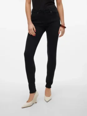 Jeans VMTanya a vita media e vestibilità skinny