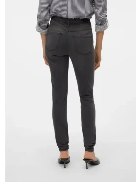 Jeans VMTanya a vita media e vestibilità skinny