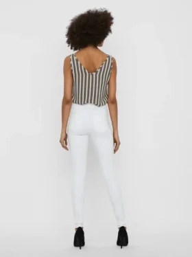 Jeans VMTanya a vita media e vestibilità skinny