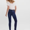 Jeans VMTanya a vita media e vestibilità skinny