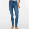 Jeans VMTanya a vita media e vestibilità skinny