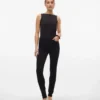 Jeans VMTanya a vita media e vestibilità skinny