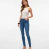 Jeans VMTanya a vita media e vestibilità skinny