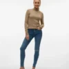 Jeans VMTanya a vita media e vestibilità skinny