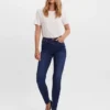 Jeans VMTanya a vita media e vestibilità skinny