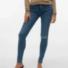 Jeans VMTanya a vita media e vestibilità skinny