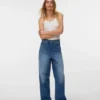 Jeans Vmtaylor a vita media e gamba larga