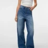 Jeans Vmtaylor a vita media e gamba larga