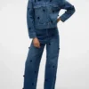 Jeans Vmtaylor a vita media e vestibilità ampia
