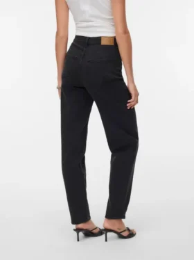 Jeans Vmtessa a vita alta con taglio Mom