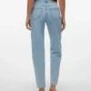 Jeans Vmtessa a vita alta con taglio Mom