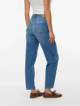 Jeans Vmtessa a vita alta con taglio Mom