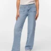 Jeans Vmtessa a vita alta e gamba larga