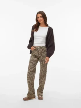 Jeans Vmtessa a vita alta e gamba larga