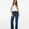Jeans Vmtessa a vita alta e gamba larga