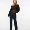 Jeans Vmtessa a vita alta e gamba larga