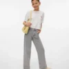 Jeans Vmtessa a vita alta e gamba larga