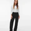 Jeans Vmtessa a vita alta e gamba larga