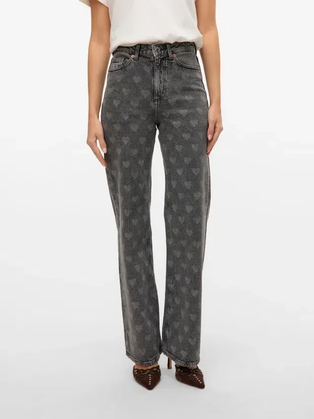Jeans Vmtessa a vita alta e gamba larga Jeans Vmtessa a vita alta e gamba larga