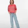 Jeans Vmtessa a vita alta e gamba larga